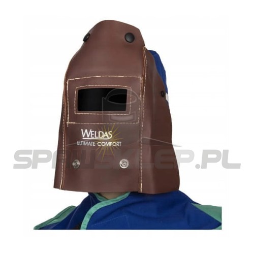 Składana skórzana maska WELDAS 44-7111