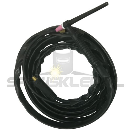 Uchwyt spawalniczy TIG 9V z zaworkiem 4m SK25