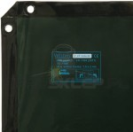 Ekran spawalniczy zielony 1,8x2,4m Weldas