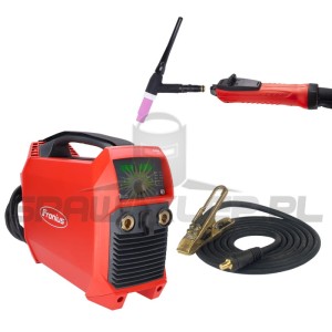 FRONIUS Artis 210 + przewód TIG THP 180 G 4m + korpus TIG TTB 220A + przewód masowy + wąż gazowy 