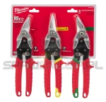 Zestaw nożyc do metalu 3 szt MILWAUKEE 4932499020