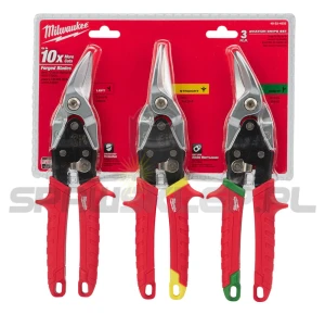 Zestaw nożyc do metalu 3 szt MILWAUKEE 4932499020