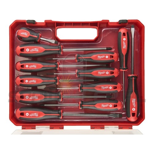Zestaw wkrętaków PH / PZ / SL 12 szt. MILWAUKEE 4932472003