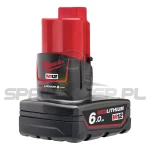 Akumulator MILWAUKEE M12B6 12V 6Ah 4932451395