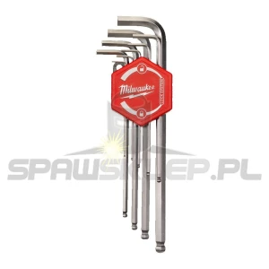 Zestaw kluczy imbusowych 9 cz. z kulką MILWAUKEE 4932478621