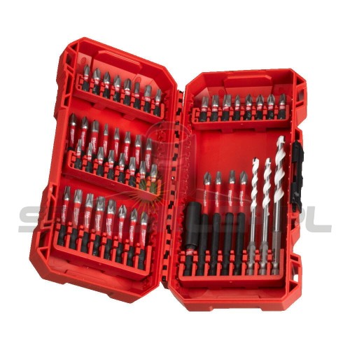 Zestaw bitów udarowych MILWAUKEE 48 szt. SHOCKWAVE IMPACT DUTY 4932492005