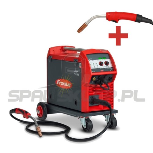 Fronius TransSteel 3000 Pulse + uchwyt MTG 320i stal + uchwyt MTG 2500 aluminium + wózek Basic