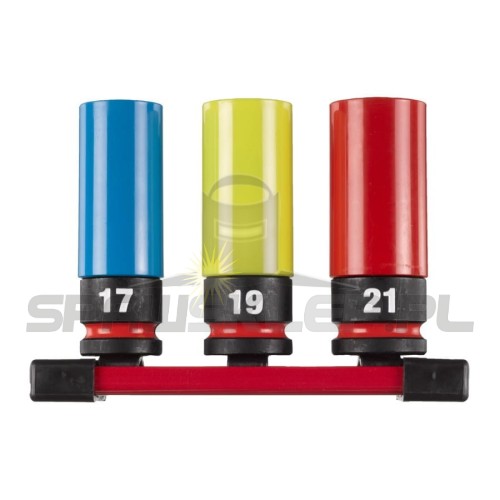 Nasadki udarowe do felg aluminiowych MILWAUKEE 1/2" SHOCKWAVE IMPACT DUTY 4932493370