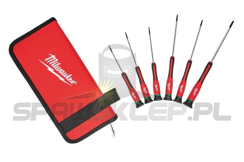 Zestaw wkrętaków precycyjnych MILWAUKEE TORX 6 szt. 4932471870