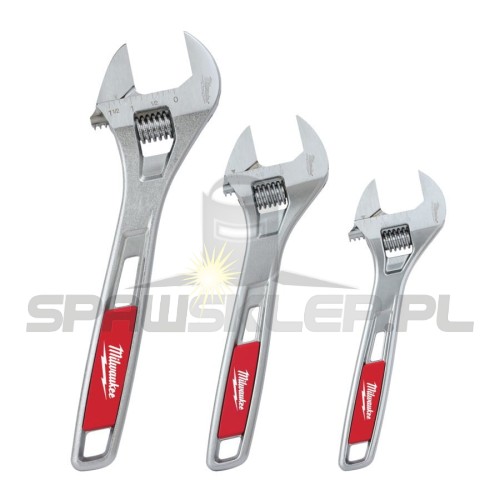 Klucze nastawne MILWAUKEE zestaw 3 szt. 150 /200 /250 mm 4932493414