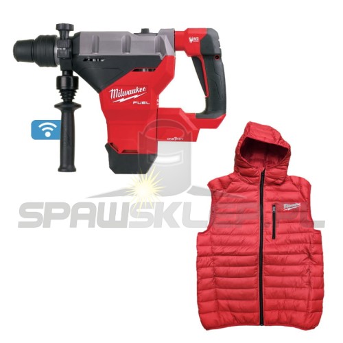 Młotowiertarka akumulatorowa MILWAUKEE M18 FHM-0C SDS-Max 11.0J 4933464893 + NAGRODA Bezrękawnik z kapturem Milwaukee rozmiar L