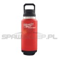 Butelka termiczna czerwona, termos Milwaukee 1065 ml PACKOUT 4932493467