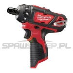 Zakrętarka akumulatorowa Milwaukee M12BD-0 1/4" HEX 30 Nm 4933441910