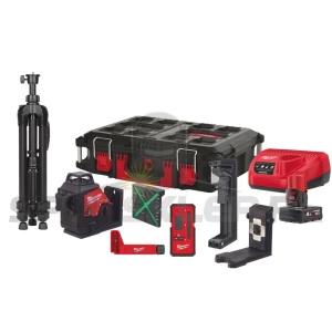 Laser akumulatorowy Milwaukee zielony 360° 3-płaszczyznowy M12 4933478960