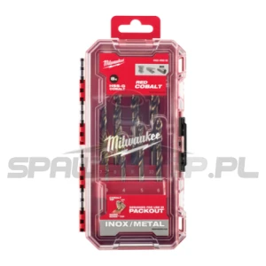 Wiertła do nierdzewki MILWAUKEE HSS-G RED COBALT 3-10mm 8szt 4932499256