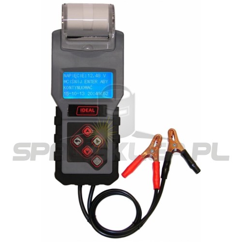 Tester akumulatorów - cyfrowy z drukarką 12V BDT4000 IDEAL