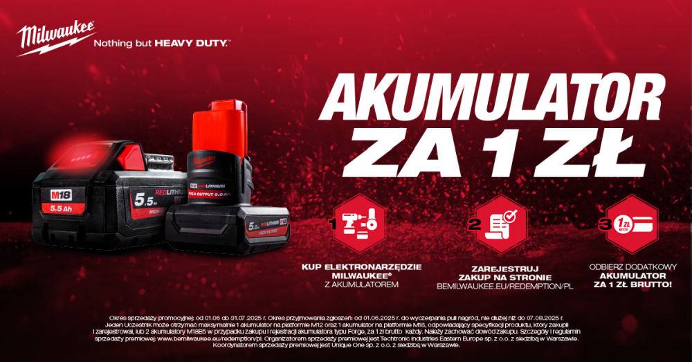 Odbierz akumulator za 1 zł