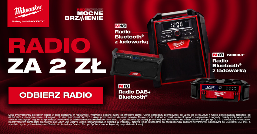 Promocja Milwaukee - Mocne Brzmienie